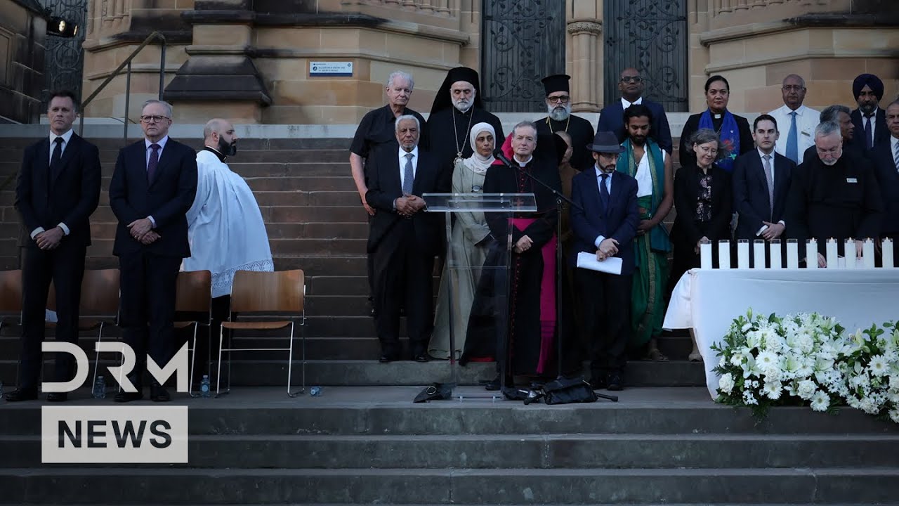 FULL MEMORIAL CEREMONY: Albanese and NSW Premier Lead Interfaith Memorial After Bondi Shooting |AB1B