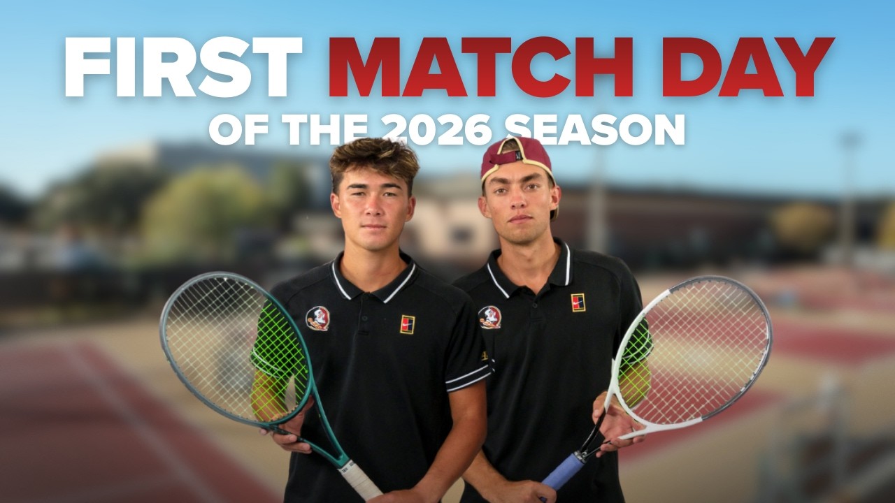 First Match Day of 2026 | FSU Men’s Tennis Doubleheader with Match Analysis