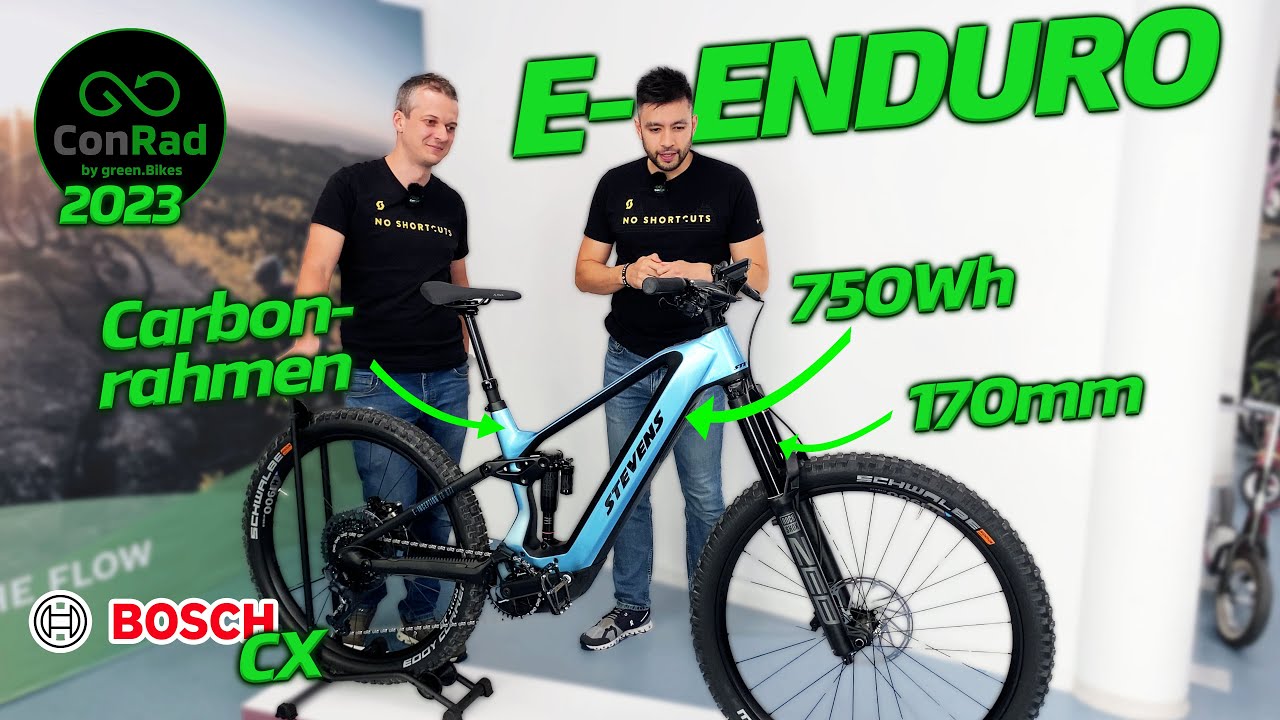STEVENS E-Inception 8.7.1 GTF 2023 - Testsieger-Geometrie mit Bosch-Antrieb