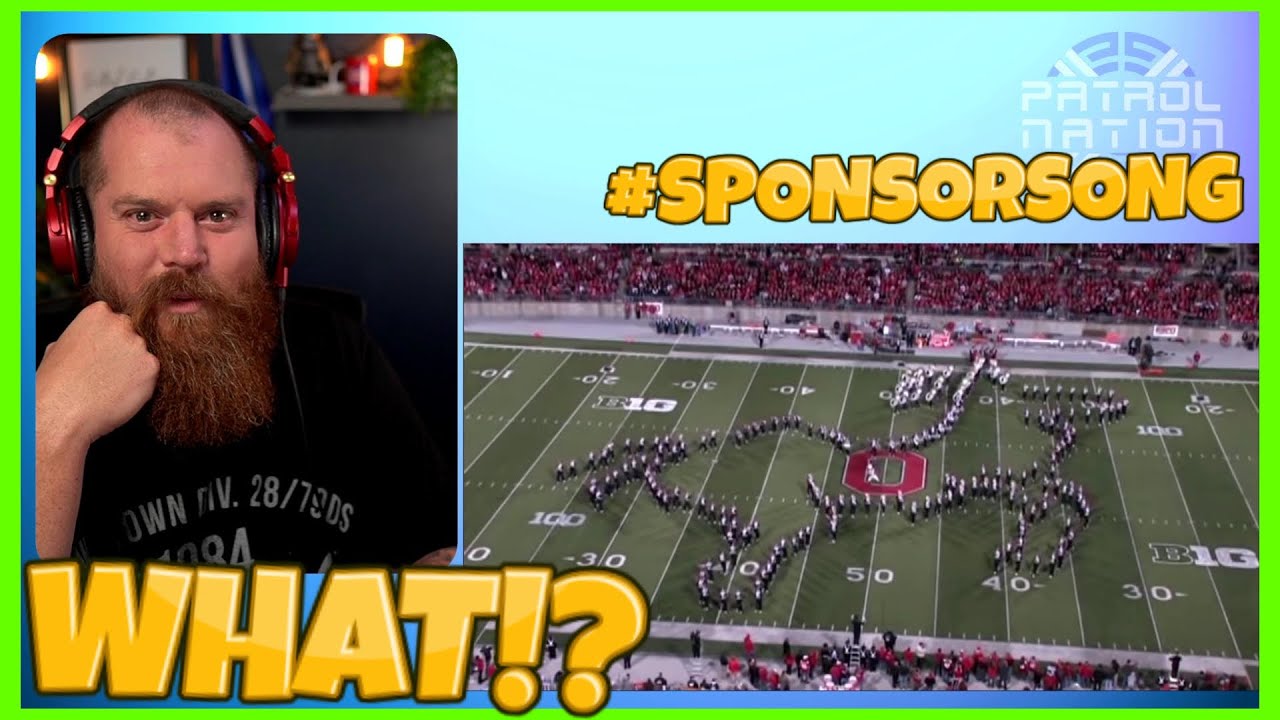 OSU MARCHING BAND Halftime Show Reaction (#sponsorsong)
