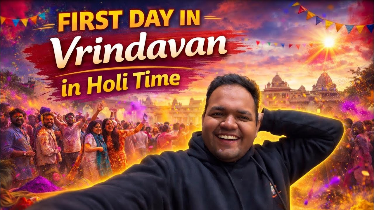 First Day in Vrindavan with 27 Strangers trip
