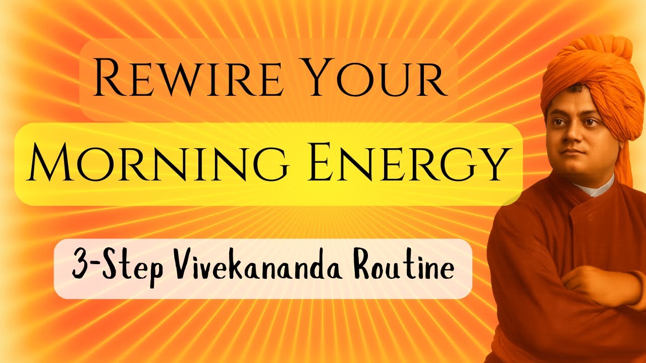 How to Rewire Your Morning Energy – Vivekananda’s 3-Step Routine