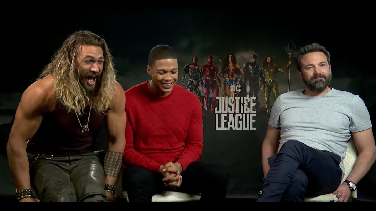 Ben Affleck, Jason Momoa, & Ray Fisher Interview for 