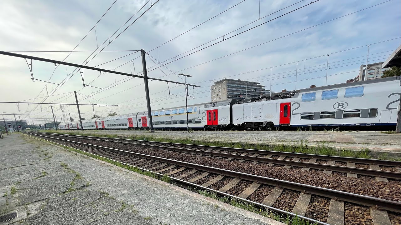 Station SNCB/NMBS Kwatrecht [ M6 M5 HLE18/19 HLE27 AM80 AM08 VECTRON ] + BONUS 