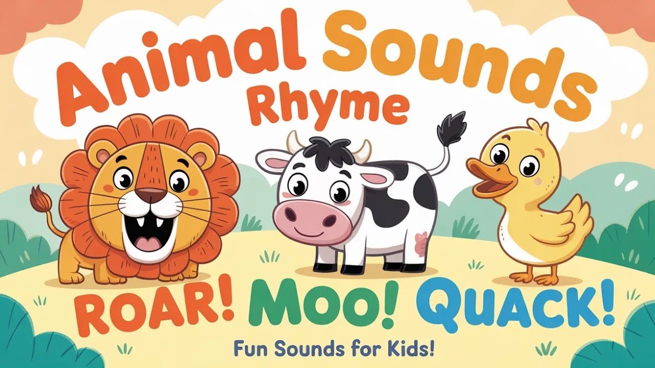 Animal Sounds Rhyme – “Roar, Moo, Quack! Fun Sounds for Kids || @finallykidstv-z9h #CocomelonNursery