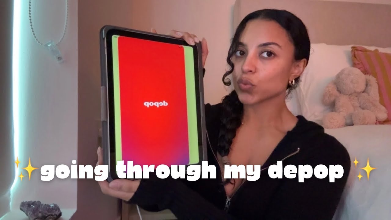ASMR: let’s shop my DEPOP likes 🛍️ #asmr 