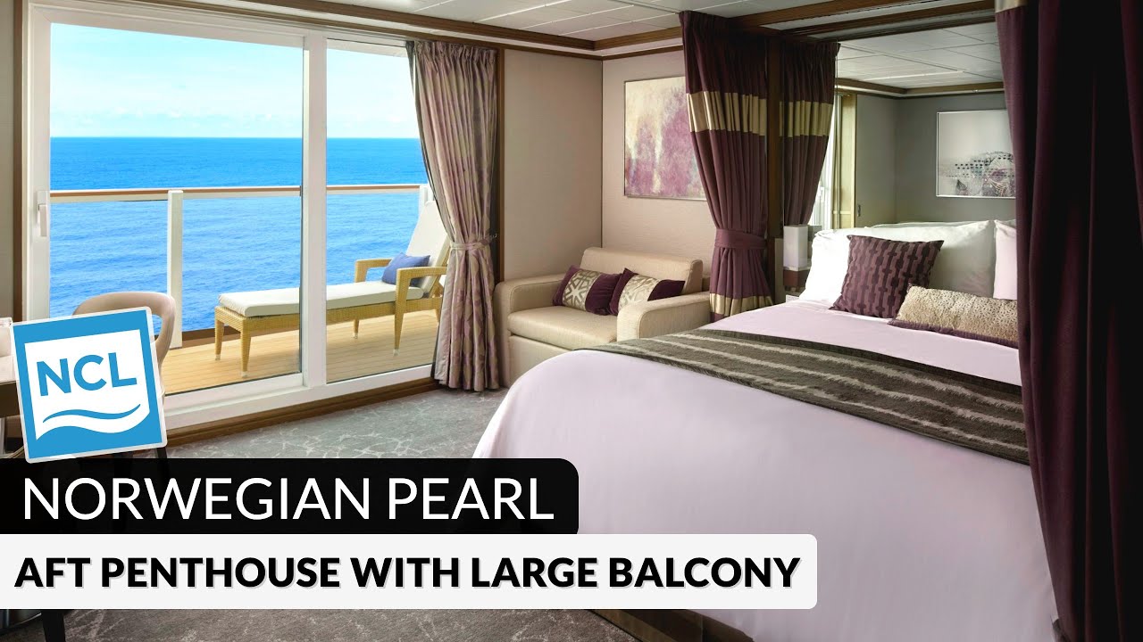 NCL Pearl | Aft-Facing Penthouse with Large Balcony Full Tour & Review 4K | Category SM