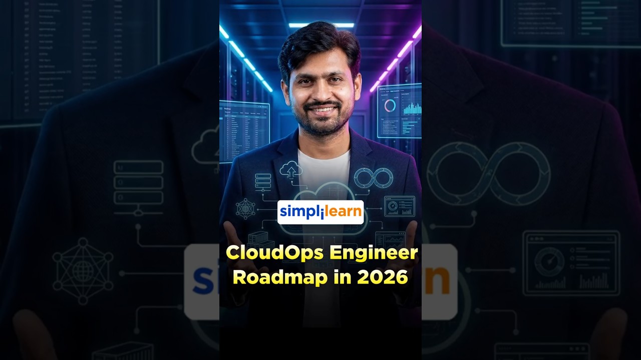 🔥CloudOps Engineer Roadmap  | How to become  CloudOps Engineer in 2026 ? #short #simplilearn