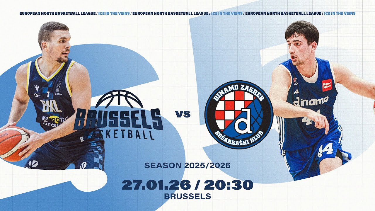 Brussels Basketball vs Dinamo Zagreb |  Jan 27, 2026, 8:30 PM | ENBLeague 2025/26