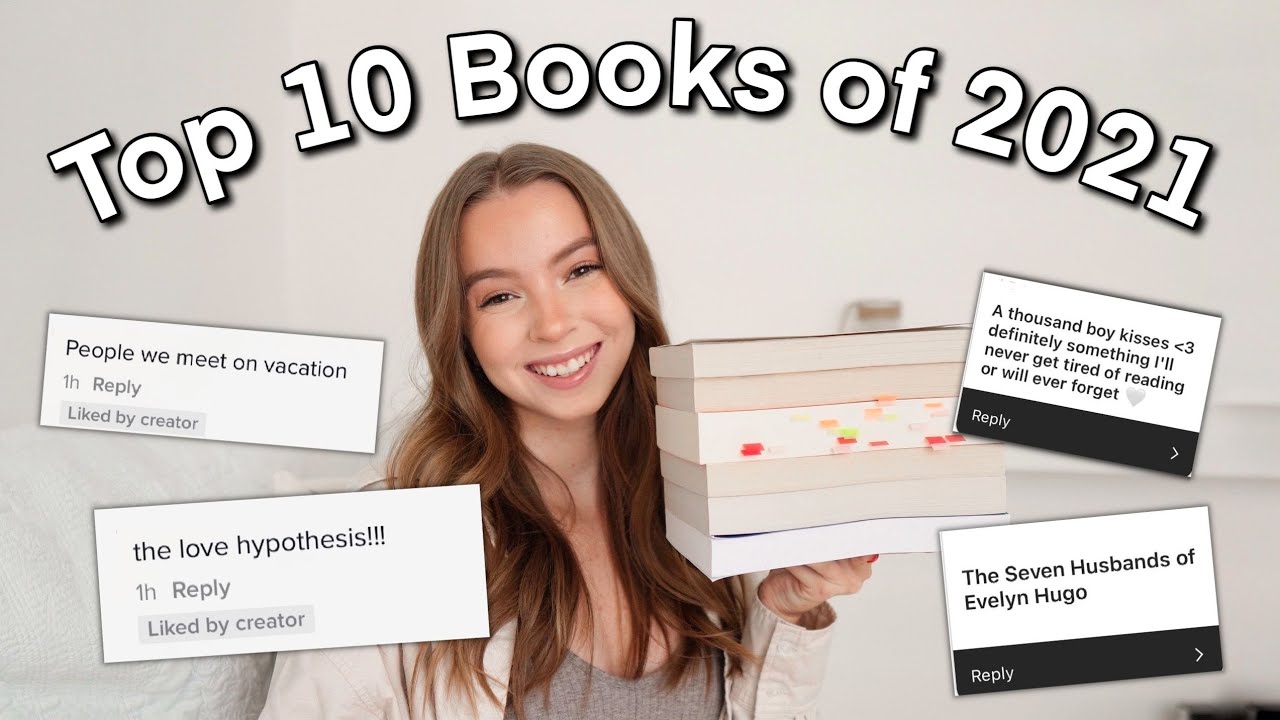 I asked you guys what your favorite book of 2021 was ♡ Here are the top 10 books!