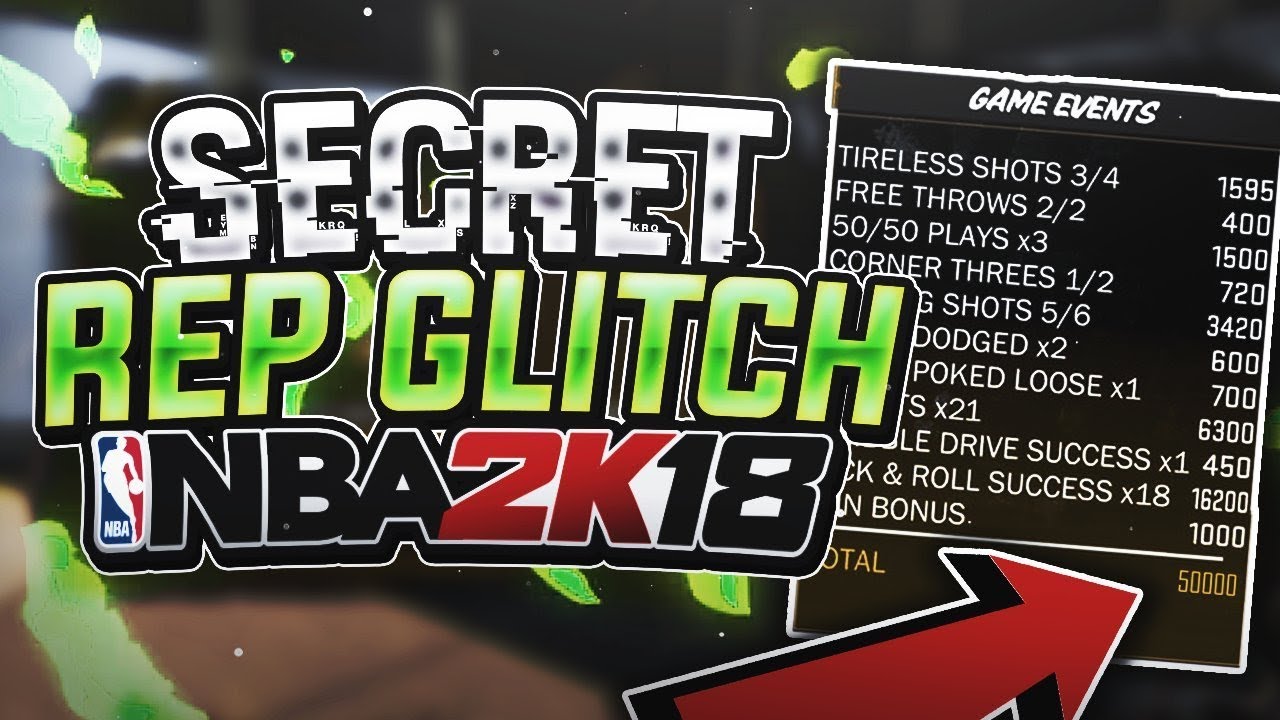 SECRET Way To Rep Up Fast In NBA 2K18 | Get 30,000+ Rep A Game!