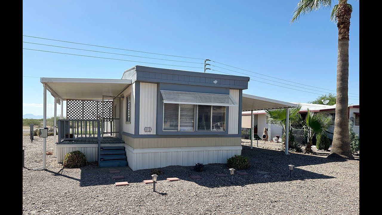 SOLD! - ARIZONA CITY, AZ - 1982 REDMAN 2BR/1BA - PET FRIENDLY 55+ COMMUNITY - QUICK POSS.