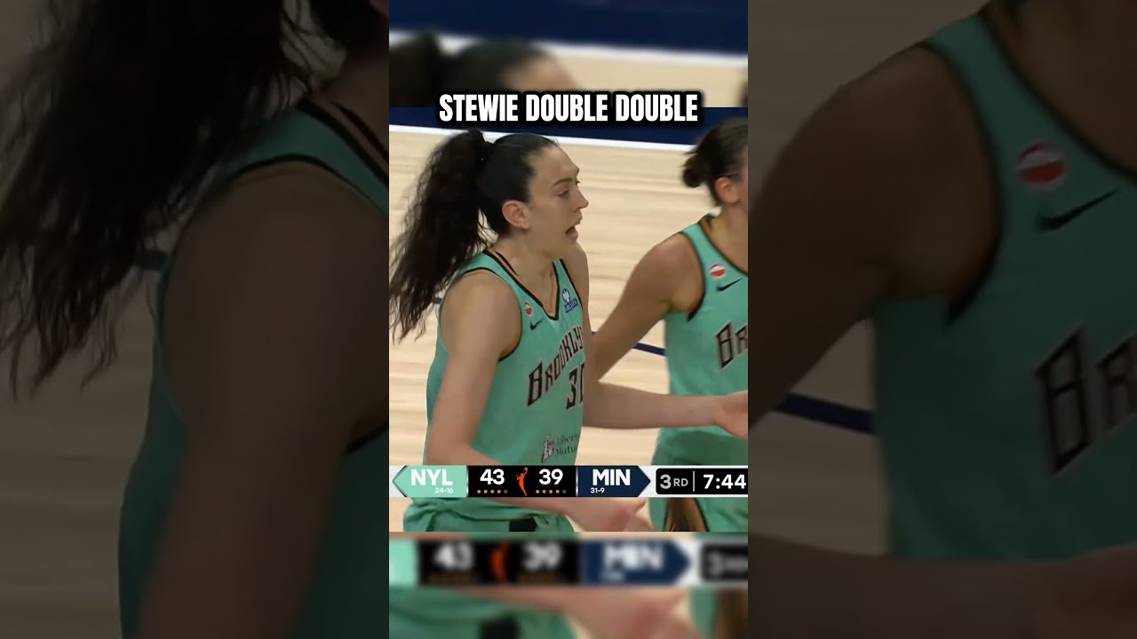Breanna Stewart had 24 and 10 in the Liberty&rsquo;s huge win over the Lynx 💪