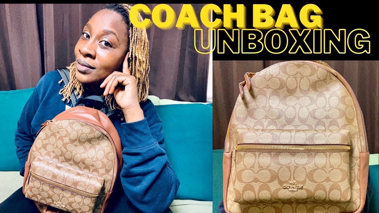 COACH ||*Sig Medium Charlie Backpack*|| Unboxing