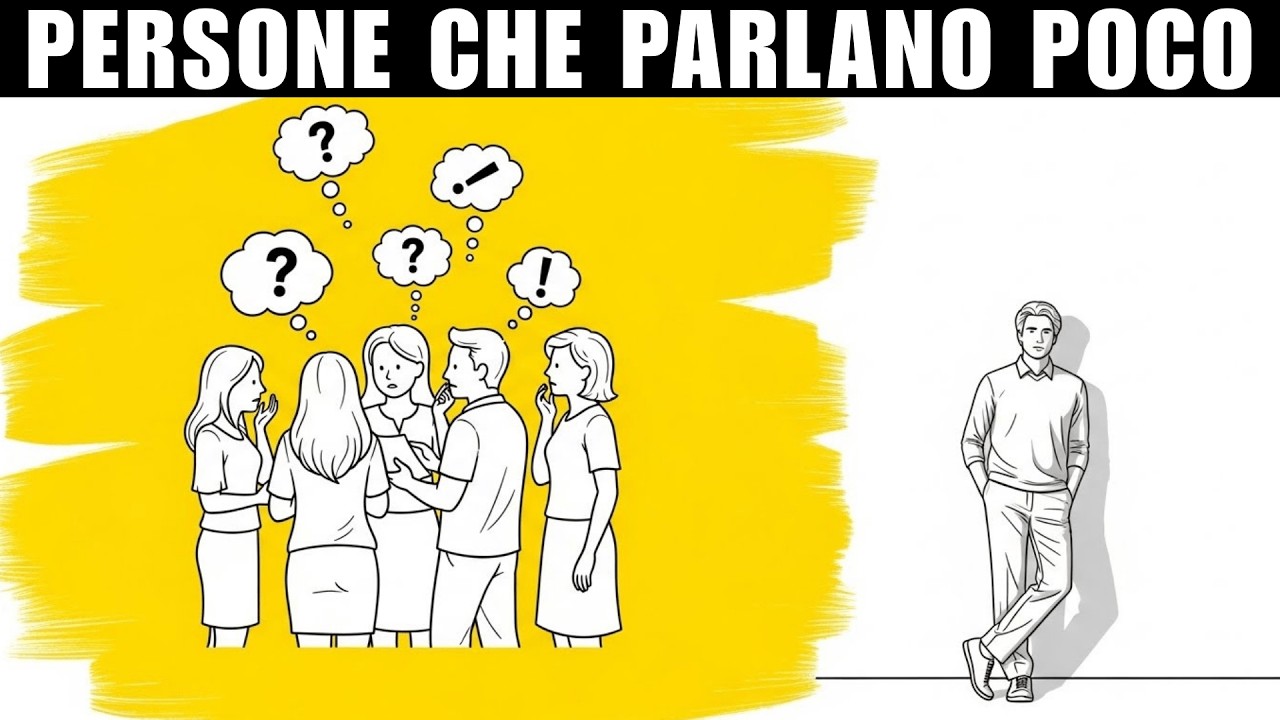 La PSICOLOGIA Dietro le Persone Che PARLANO Poco