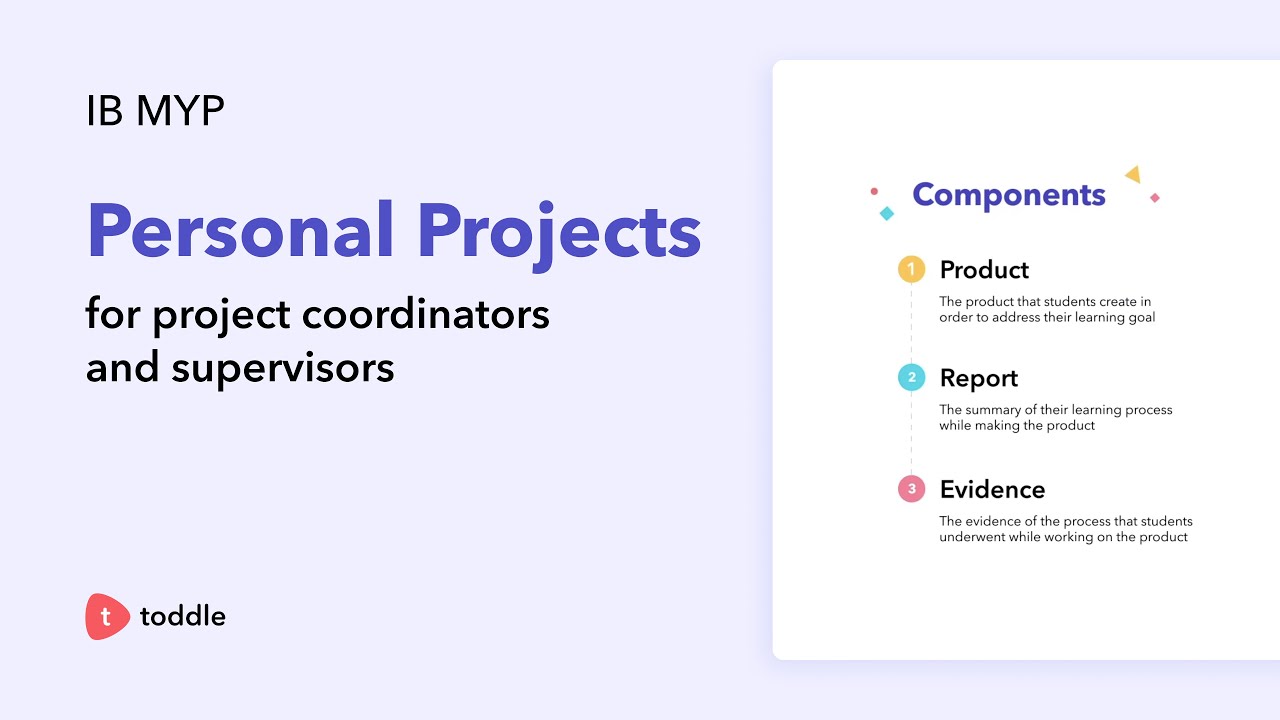 Get started on your Personal Projects adventure with Toddle | IB MYP