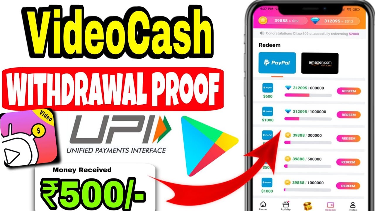 Video Cash App Withdrawal Proof 🤑💸 VideoCash App Real Or Fake 💰🔥 New Earning App 2025 Today