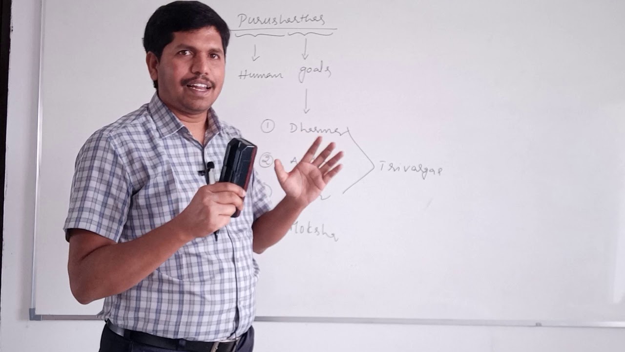 Purusharthas (Anthropology ) by Dr Ravindra Reddy Karna