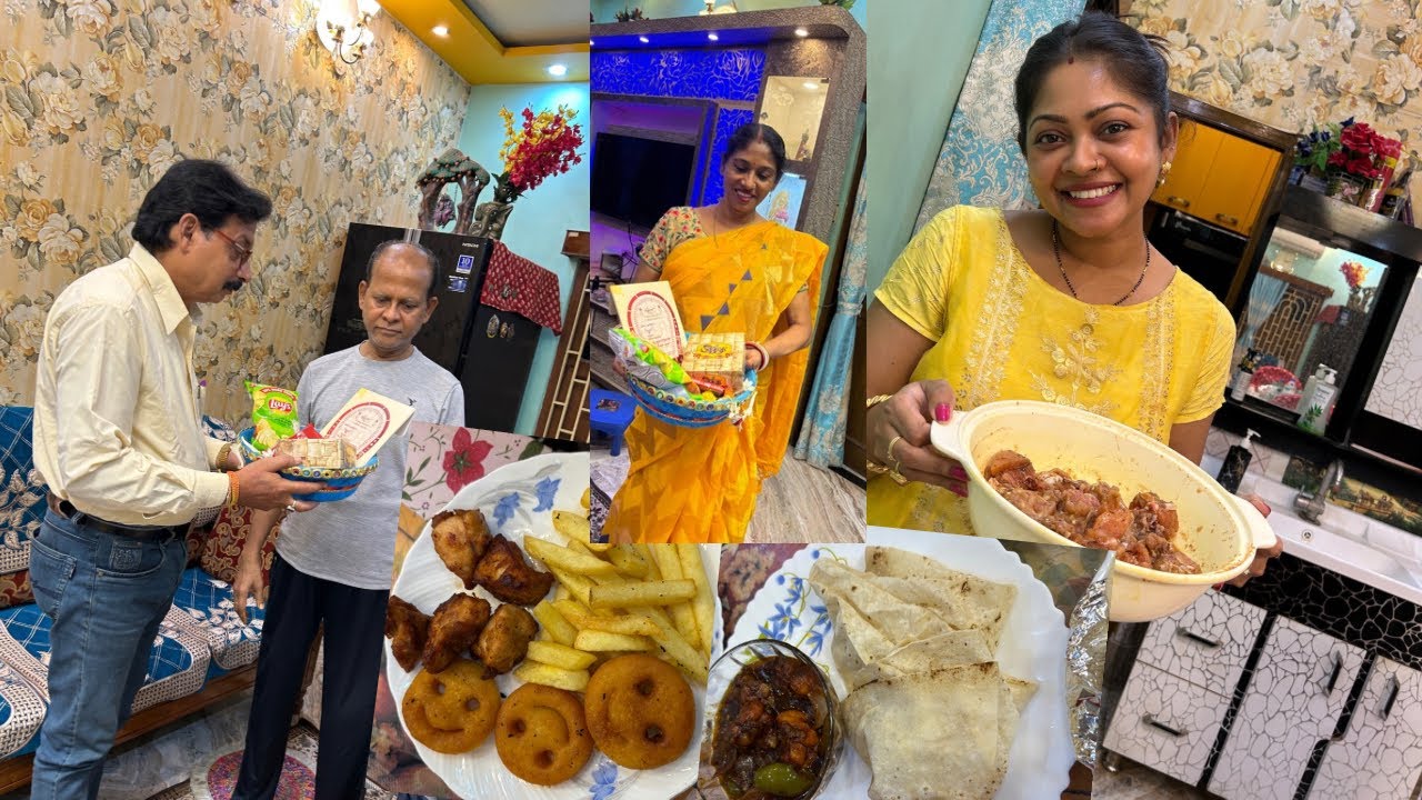 🥰বোনের শশুর মশাই এলো বিয়ের নেমন্তন্ন রও হাতে🌟কিকি  রান্না করা হলো?