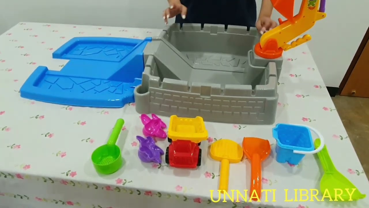 Sand pit toy set from Unnati Library