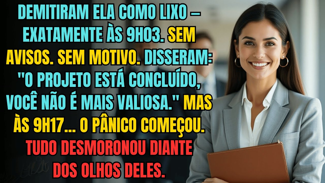 Fui Demitida Às 9:03 — Às 9:17, O Protótipo De 450 Milhões Já Estava Patenteado No Meu Nome