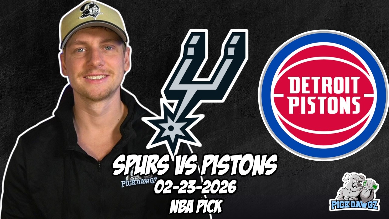 San Antonio Spurs vs Detroit Pistons 2/23/26 NBA Free Picks & Prediction | NBA Betting Tips