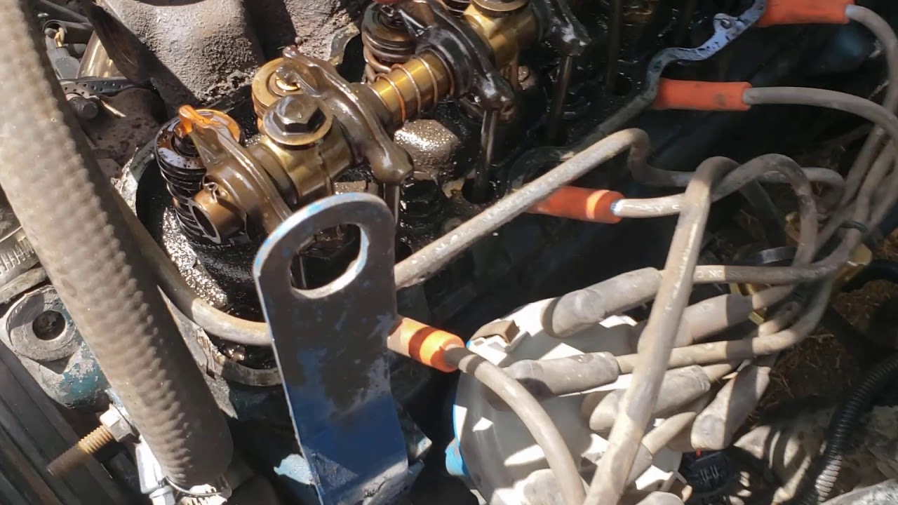 1965 Ford Falcon weird clicking engine.