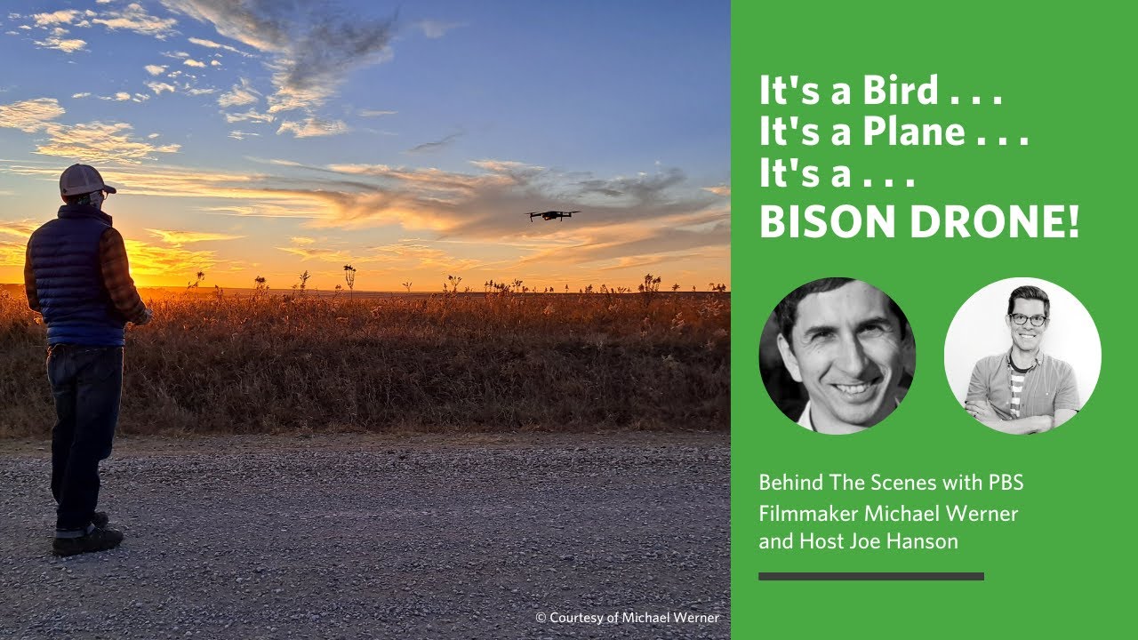 It's a bird...It's a plane...It's a BISON DRONE with PBS!