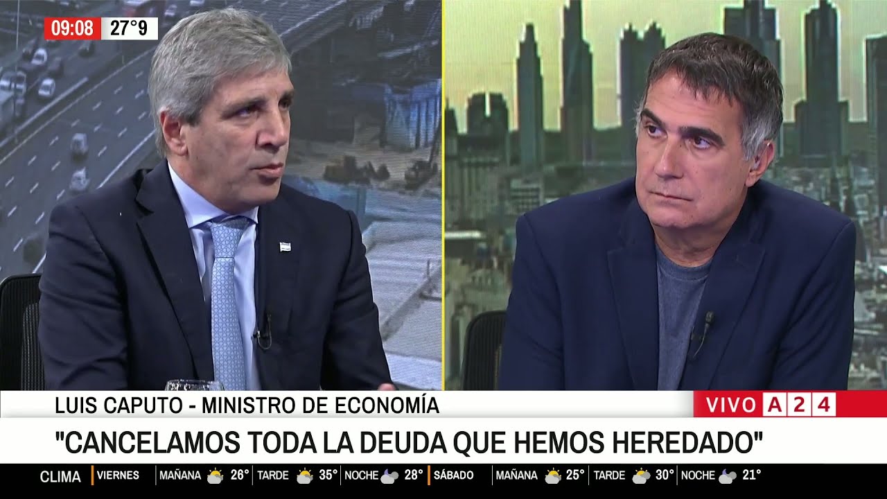 🚨 EXCLUSIVO I LUIS CAPUTO CON ANTONIO LAJE: 