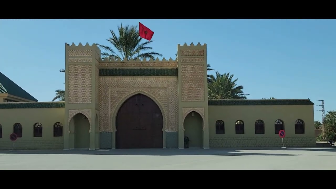 Morocco Risani driving through