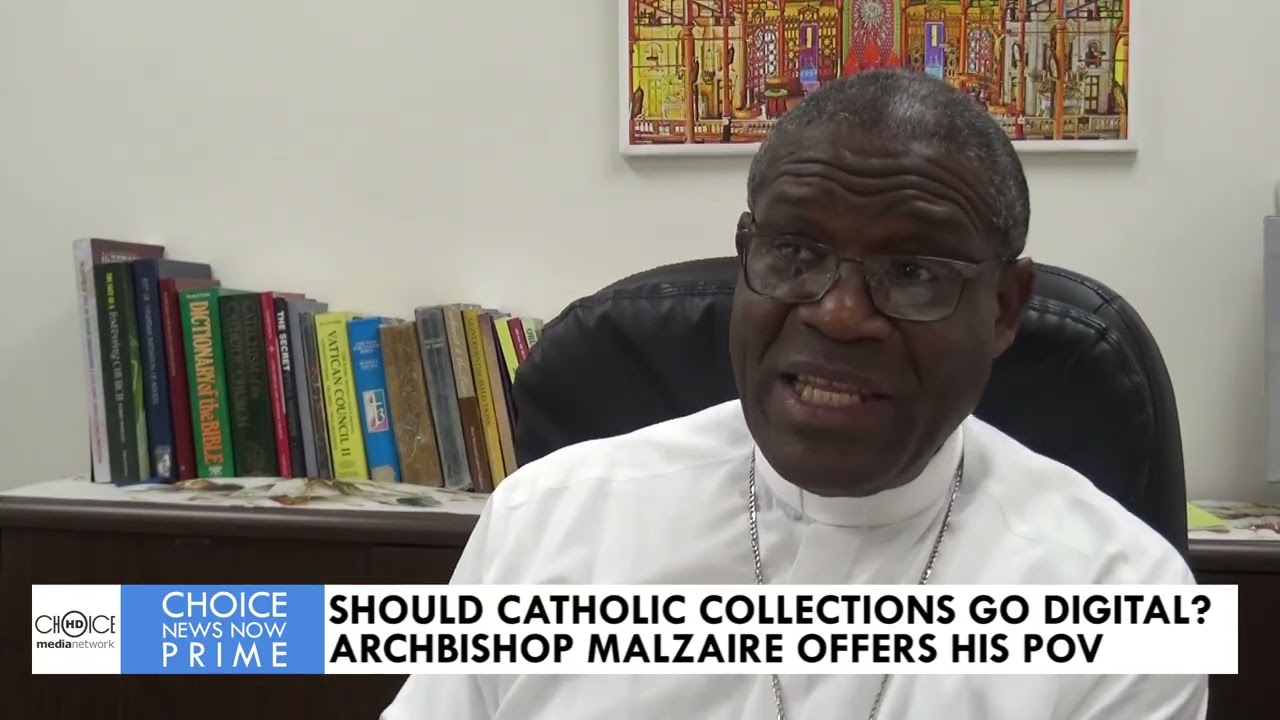 SHOULD CATHOLIC COLLECTIONS GO DIGITAL? ARCHBISHOP MALZAIRE OFFERS HIS POV