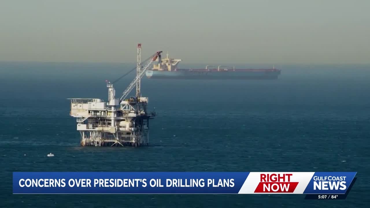President Trump announces offshore drilling plans off Florida's Gulf Coast