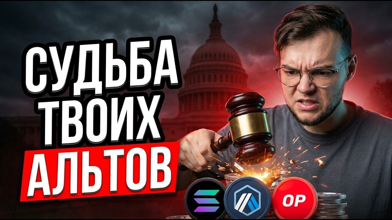 Новый закон США УБЬЁТ половину альтов! Проверил ARB, OP, Solana, Starknet