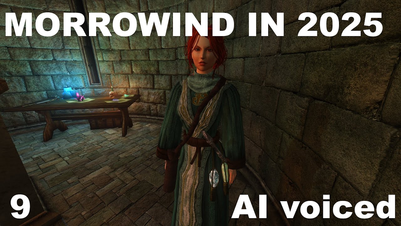 Morrowind 2025 on OpenMW – AI Voices, Lore Audiobooks & Total Overhaul | Part 9