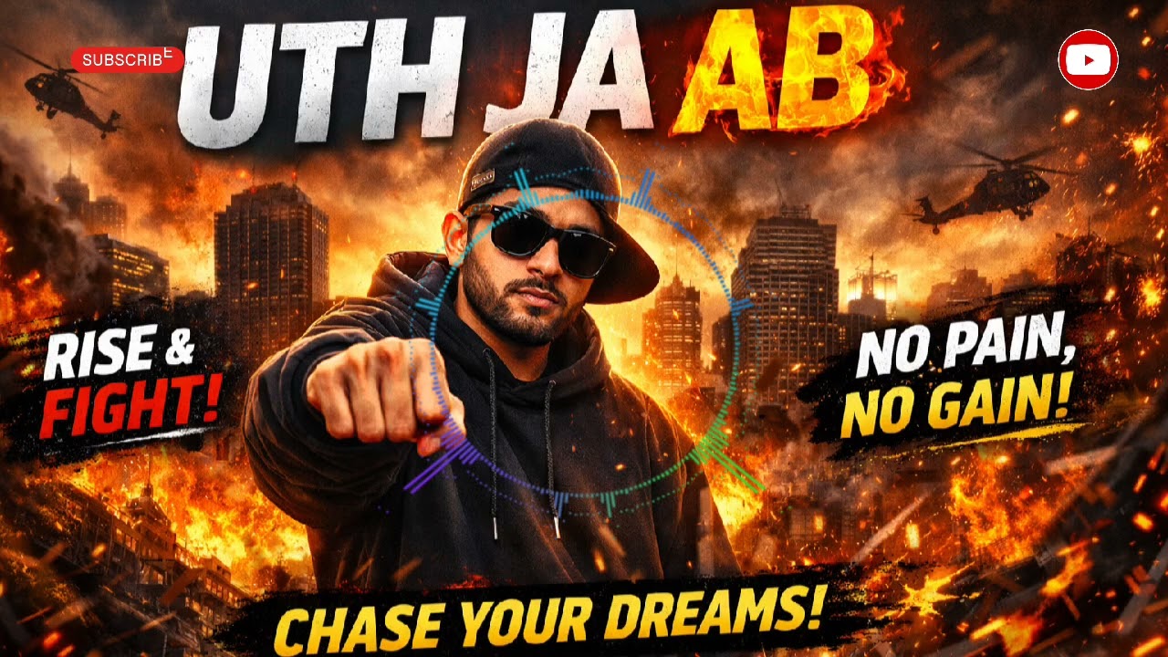 🔥 UTH JA AB – Motivational Hindi Rap | The Music Hub 