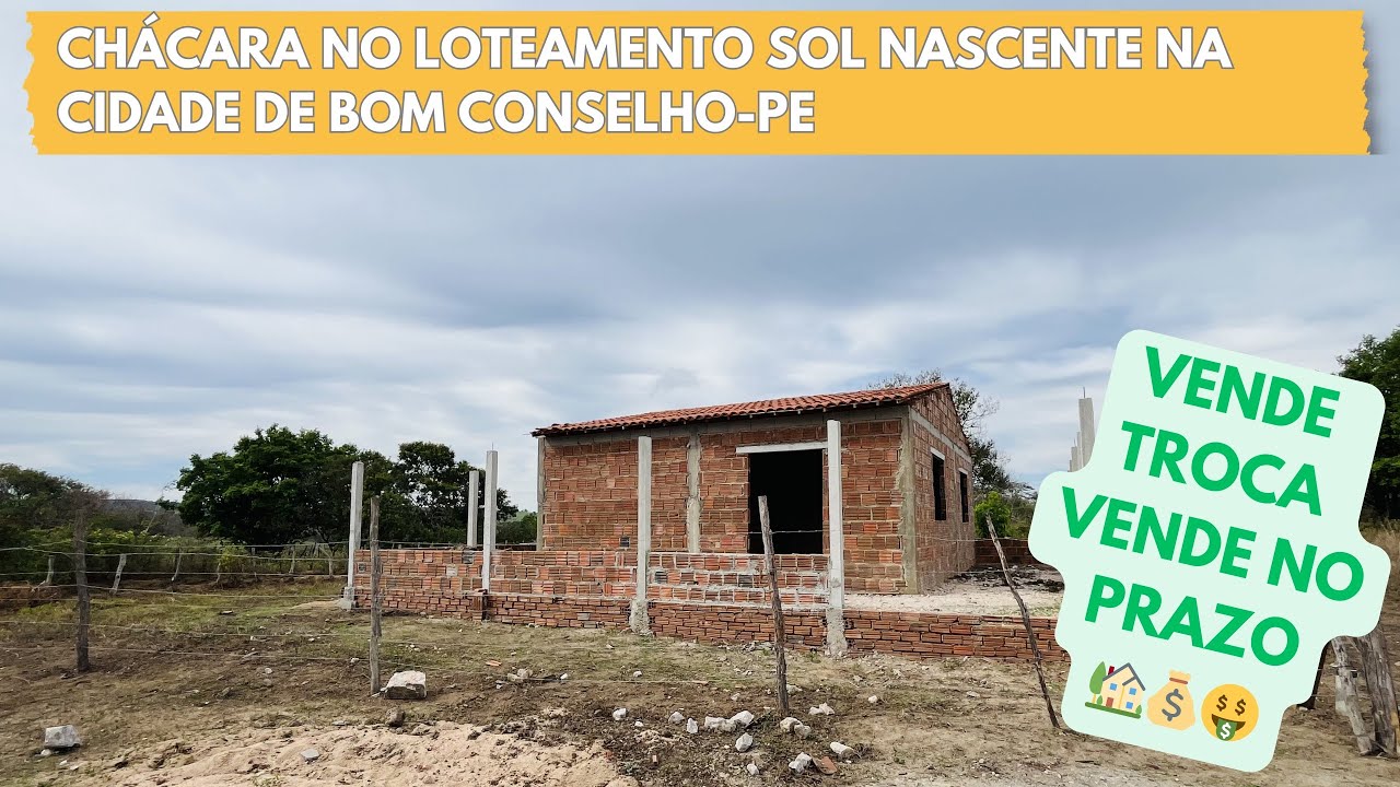 CHÁCARA A VENDA A VISTA, TROCA OU NO PRAZO