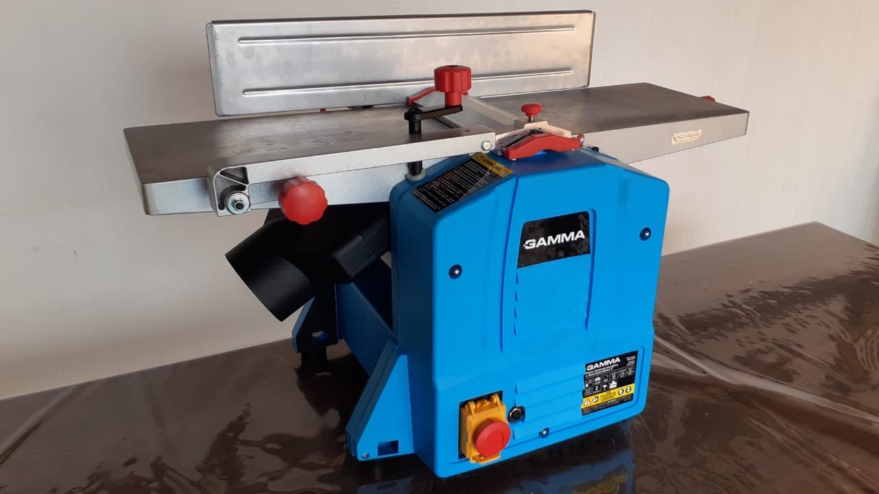 Plaina desempenadeira e desengrossadeira Gamma G684BR - desengrosso - unboxing, montagem e teste