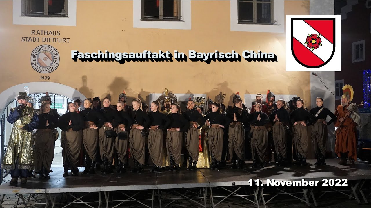Faschingsauftakt in Bayrisch China - Stadt Dietfurt