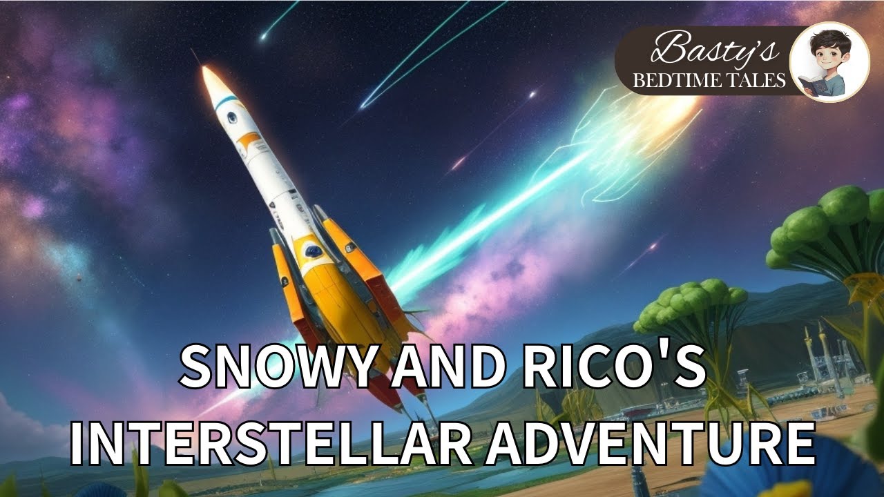 Snowy and Rico's Interstellar Adventure | Bedtime tales for kids | Interstellar adventure story