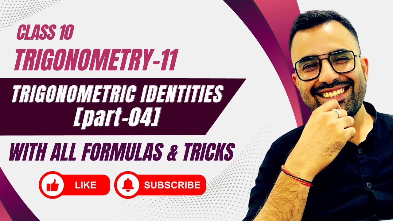 Class 10 CBSE Maths | Chapter 08 | Problem Based on Trigonometric Identities | PYQs | 2025-26