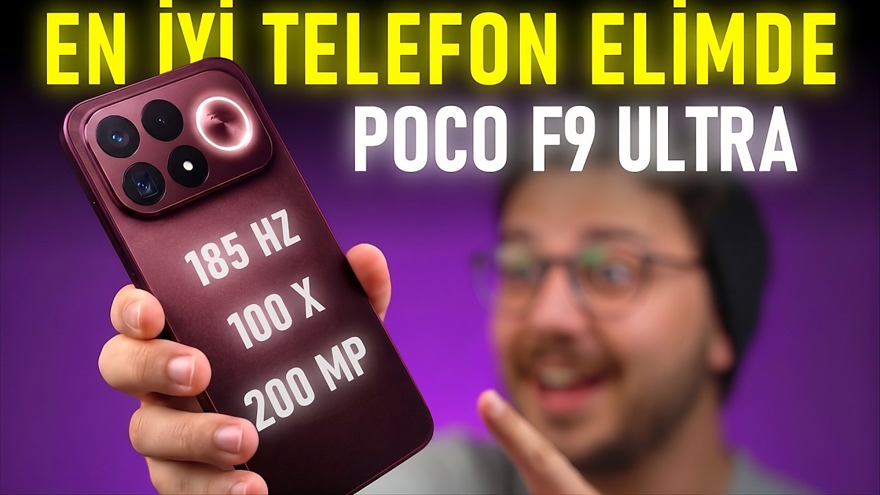 POCO F9 ULTRA ELİMDE - Karşınızda EN İYİ TELEFON !