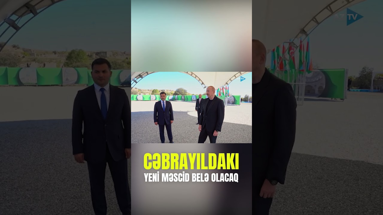 Cəbrayıldakı yeni məscid belə olacaq