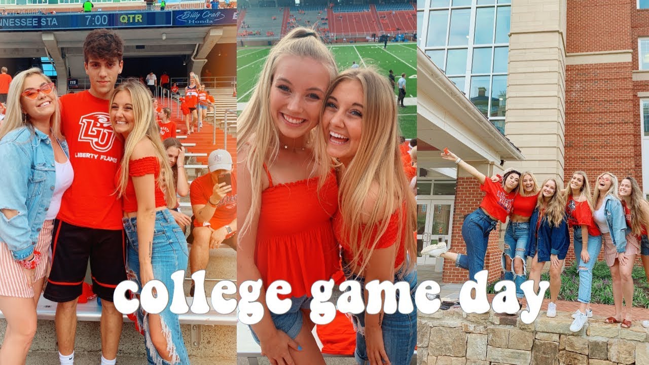 liberty university college football game day !!!!!