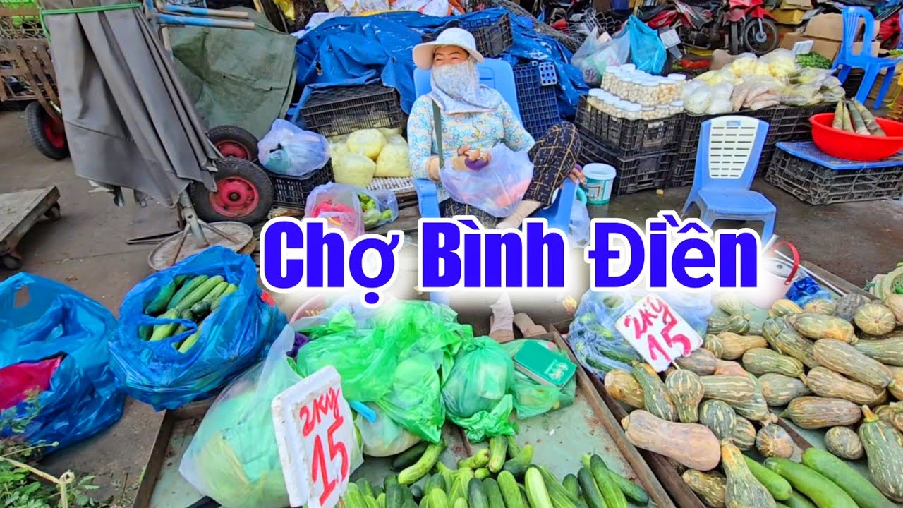 Chợ Bình Điền nông sản sáng ngày 21 tháng 1, 2026