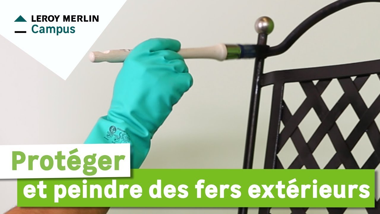 Comment protéger et peindre des fers extérieurs ? | Leroy Merlin