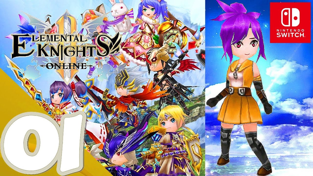 Elemental Knights R [MMORPG] [Switch] - Gameplay Walkthrough Part 1 Prologue - No Commentary