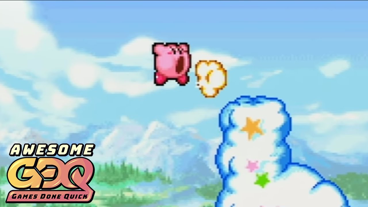 Kirby & the Amazing Mirror by swordsmankirby in 28:41 - AGDQ2019