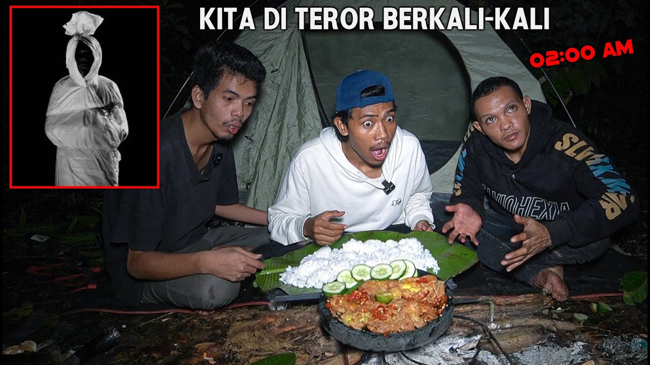 NEKAT MASAK TELUR AYAM GEPREK DI HUTAN POCONG NINGRUM JAM 2 MALAM!