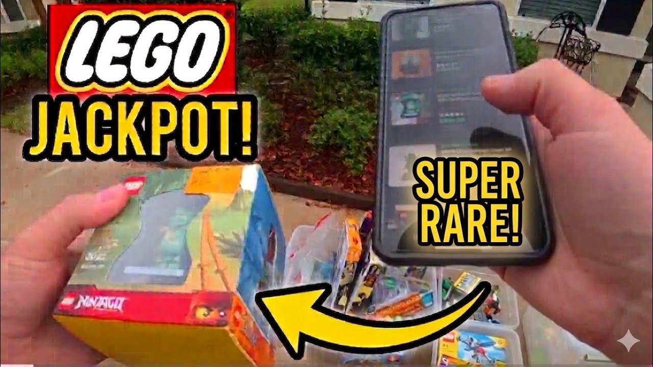 I found a LEGO set that sold for hundreds! 🤑 Garage Sales