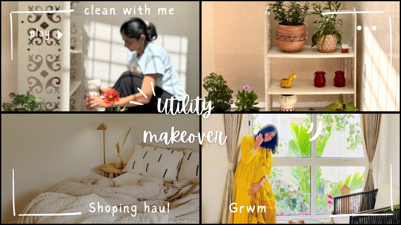Utility Makeover Therapy 🧹| Karigar Exhibition Haul | Mini Get Ready With Me | tamil aesthetic blog